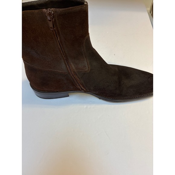 To Boot New York Adam Derrick Mens Brown Suede Side Zip Boots 10.5 Made in Italy main image 6